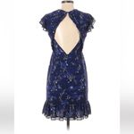 Three Floor Afterglow blue cocktail dress WOMENS SIZE 4 stars constellations Photo 4