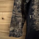 Y2K Vintage Cactus Size Large Chocolate Graphic All Over Print Tee Brown Photo 9