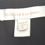 Monteau  Los Angeles Black Tiered Ruffle Sleeve Blouse‎  Size Small Photo 3