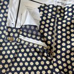 Apiece Apart  Bermuda Shorts Navy Tan Hexagon Size 6 NWT Photo 2