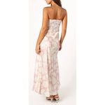 Petal and Pup Strapless Maxi Dress Size Large Floral Pink NEW Photo 1