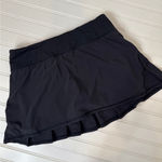Lululemon  Women's Black Pace Setter Athletic Skort Performance Golf Tennis Sz 6 Photo 0