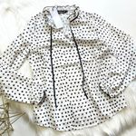 Allegra K NWT Womens  Polka Dot Flounce Top - Sz XS Photo 1