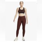 Nike Women's  One Luxe Mid-Rise 7/8 Leggings Bronze Eclipse Size M NWT Photo 2