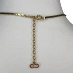 Christian Dior Vintage gold plated crystals drop pearl designer necklace Photo 3