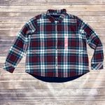 Eddie Bauer Plaid Flannel Snap Button Fleece Lined Shirt Jacket Shacket XXL NWT Photo 7