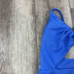 Aerie  Blue Textured One Piece Swimsuit  Photo 5