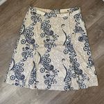 Jaclyn Smith  Boho Paisley Elastic Waist Lightweight Drapey A-line Skirt ~ Size L Photo 8