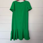 DKNY  Women’s 8 Green Short Sleeve Dress Ruffle Photo 3