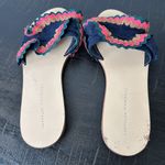 Loeffler Randall  Birdie Suede Flat Ruffled Sandals Size 6.5 Photo 1