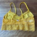 PINK - Victoria's Secret  Soft Yellow Lace Bralette with Adjustable Straps NWOT Photo 2