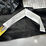 ZARA NWT Trafaluc Mini Skirt Faux Leather Women M Black Shine Back Zipper Photo 7