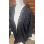 The Limited NWT  Women's L Black Jacket All over Sequin Open Cardigan Formal Glam Photo 1