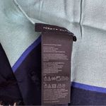 Tommy Hilfiger  colorful blue purple white scarf shawl Photo 3