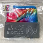 Julie + JOE Mommy & Me Washable Tie Dye Face Mask 2 PC Set NWT Photo 0