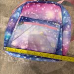 Galaxy Print mini Backpack purple pink with adjustable straps Photo 5