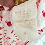 Vintage 1960s Barbizon Seraphim Batiste Red & White Floral Long Nightgown Medium Photo 12