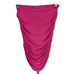 Pretty Little Thing NWT Hot Pink Slinky Tie-Waist Mini Skirt Womens 0 Bimbocore Photo 4
