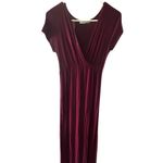 Cantata Burgundy Maxi Dress‎ Short Sleeve Surplice Neck Casual Everyday Red Size undefined Photo 2