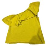 Nation Ltd Nation Noella Chartreuse One-Shoulder Ruffle Top Photo 3