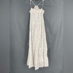 Intimately Free People Floral Prairie Adjustable Strap Tank Top MIDI Dress White Size XS Photo 1