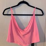Gianni Bini Lucia Woven Drape Neck Sleeveless Crop Back Detail Scarf Top - size XL Photo 6