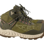 Keen Women's NXIS EVO Waterproof Hiking Boots Olive Size 8 Gorpcore Outdoor Photo 0