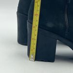 Vagabond  Grace Boots Black Nubuck Leather Booties Double Zip Lug Sole Photo 6