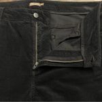 J McLaughlin Womens Black Velvet Stretch Pants Size 14 Minimalist Preppy Neutral Photo 2