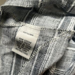 Habitat NEW  - Linen Black Striped Dress Photo 9