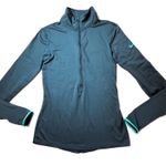Nike Pro Hyperwarm Womens Small Slim Fitted Half Zip 3.0 Top Jacket Dri Fit Teal Photo 7