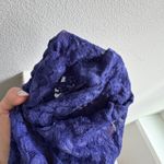 Bebe Sheer Lace Layering Tee XS - Blue Photo 3