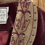 Double D Ranch studded velvet and suede vest (oversized) Size XS Photo 7