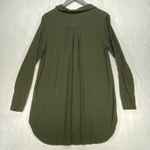 CP Shades Tunic Top Long Sleeve Pockets Casual Olive Green XS - flaw Photo 6