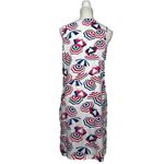 Lands' End Women's Sleeveless Cotton Shift Beach Umbrella Dress w/ Pockets Small Photo 1