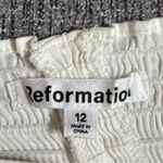 Reformation  Women’s Radish Ruched Organic Cotton Top Photo 7