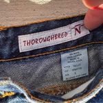 90s Thoroughbred high rise cowgirl western bareback jeans with yoke detail 24x35 Blue Size 24 Photo 6