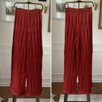 Missoni M  Rust Red Orange Crochet-Knit Wide-Leg Pants $1,000 40 S Photo 1