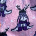 Disney Christmas Pajama Pants Eeyore Winnie the Pooh Womens S Pink Purple Jogger Photo 1