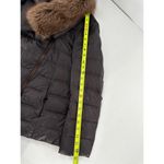 Brunello Cucinelli  Coat Jacket Women’s Size 42 Puffer Down Fox Fur Collar Luxury Photo 14