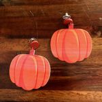 Pumpkin Earrings Dangle Posts Thanksgiving New Fall Jewelry Festival Har… Photo 5