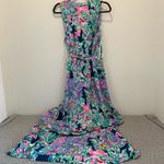 Lilly Pulitzer  DELFINA MAXI WRAP DRESS size M Photo 8