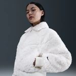 Nike  Women's Essential Loose Sherpa Bomber Jacket NWT Photo 1