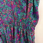 Summersalt The Silky Luxe Ruffled Romper Sz Small Floral Cover Up Beachy Resort Photo 4