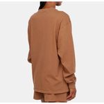 Lacausa Lolo Henley Medium Weight Organic Cotton Jersey Unisex Brown M Photo 1