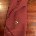 Lululemon Tight Stuff Crop Leggings Burgundy Photo 5