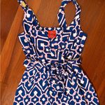 Tracy Negoshian Blue and White Maxi Dress Photo 1