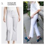 Rag and Bone NEW! Size 29 Crop Flare Jeans Bright White Denim Frayed Hem Photo 13