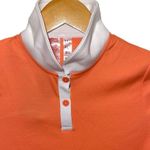 Adidas  Womens HEAT RDY 3Striped Athletic Golf Polo Shirt Coral Fusion Medium NWT Photo 1