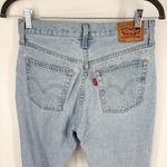 Levi's Levi’s 501 Jeans Original Fit Size 27 Light Wash Distressed Straight Leg Photo 5